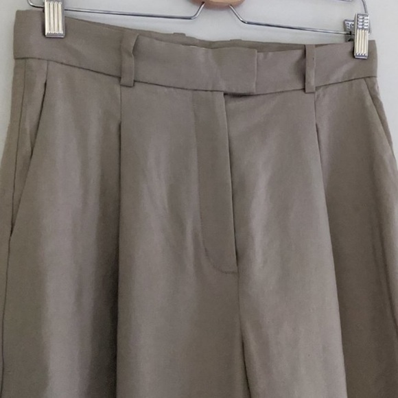 ARITZIA BABATON SADIKI LINEN PANT TROUSER - Picture 4 of 9